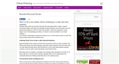 Desktop Screenshot of checkordering.net